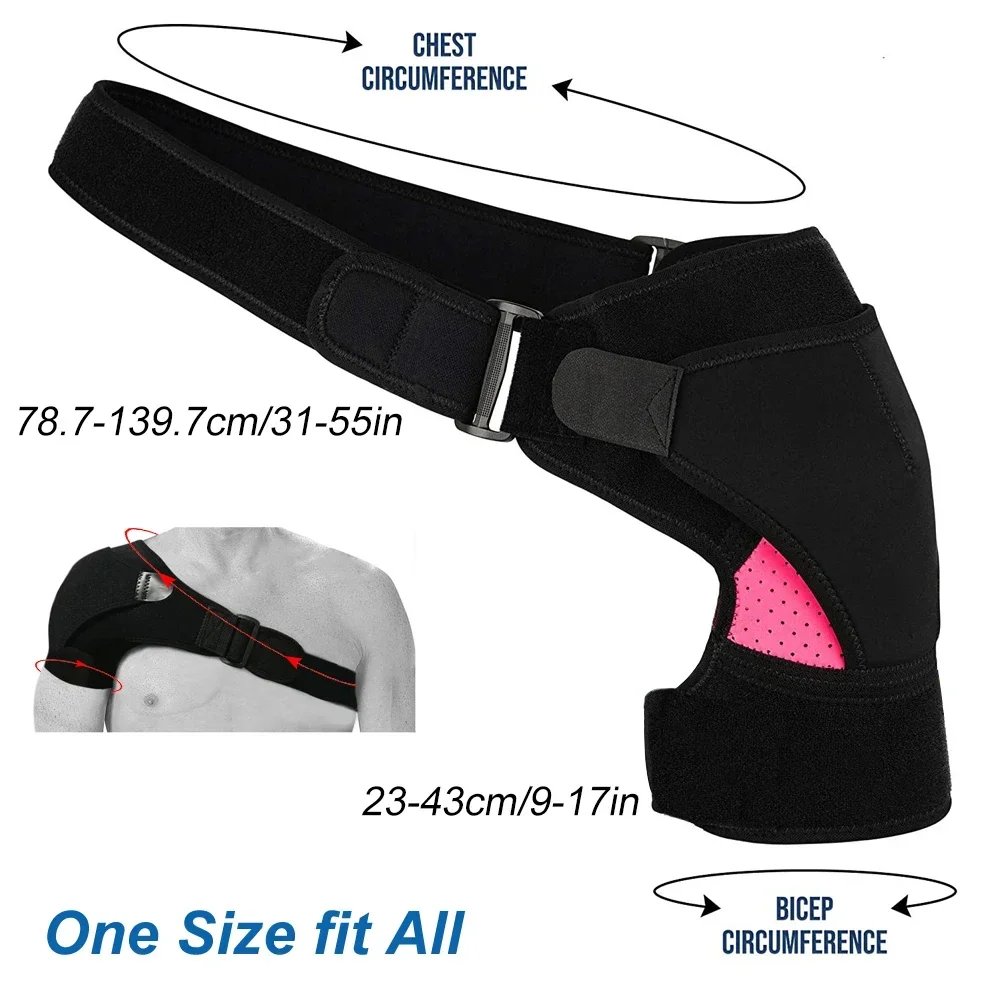 Adjustable Shoulder Compression Brace Rotator Cuff Tear Brace Shoulder Pain Relief Bursitis Shoulder Protector Weightlifting