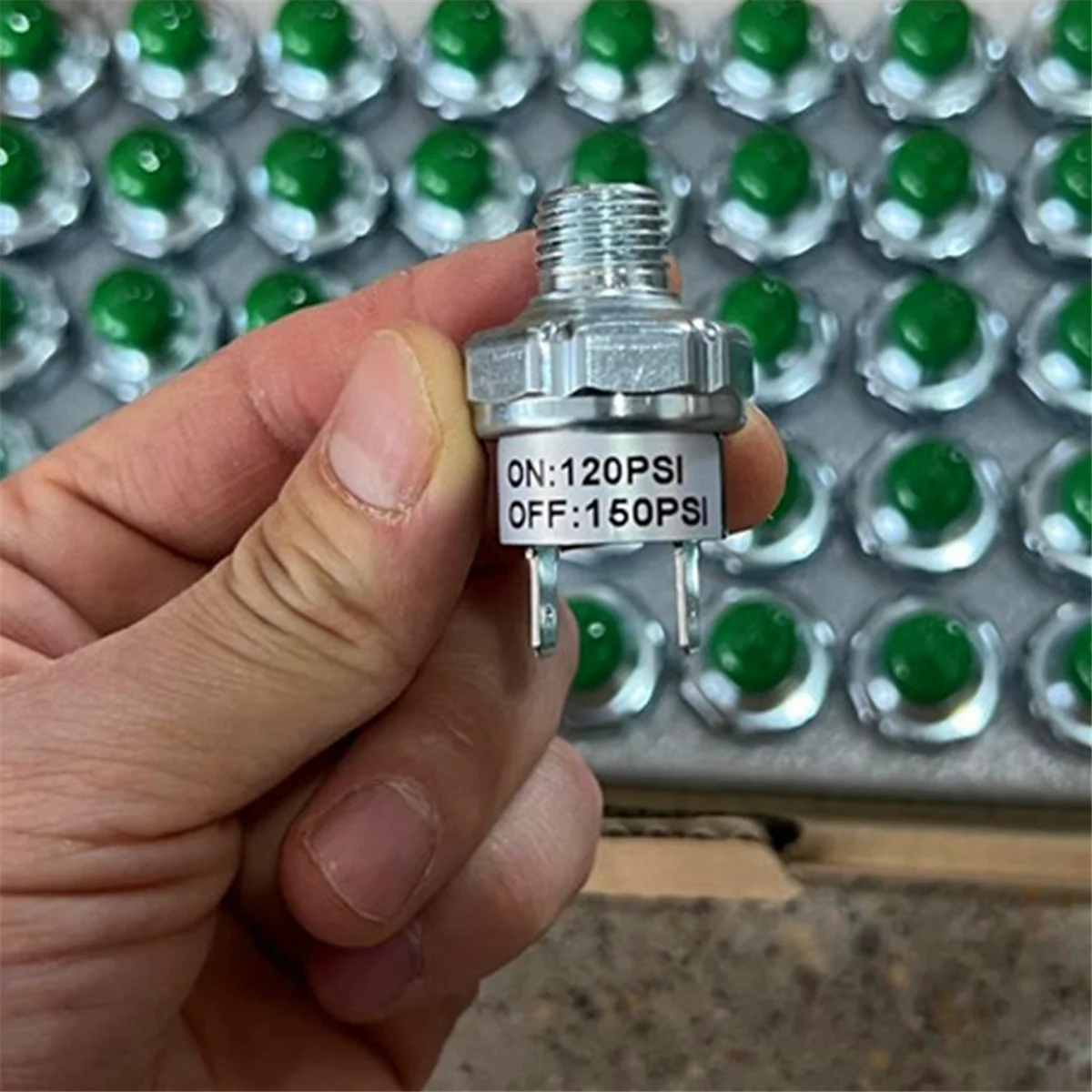 ABNJ 1/4 NPT Air Pressure Control Switch 120-150PSI Air Compressor Pressure Switch for Air Horn Air Suspension