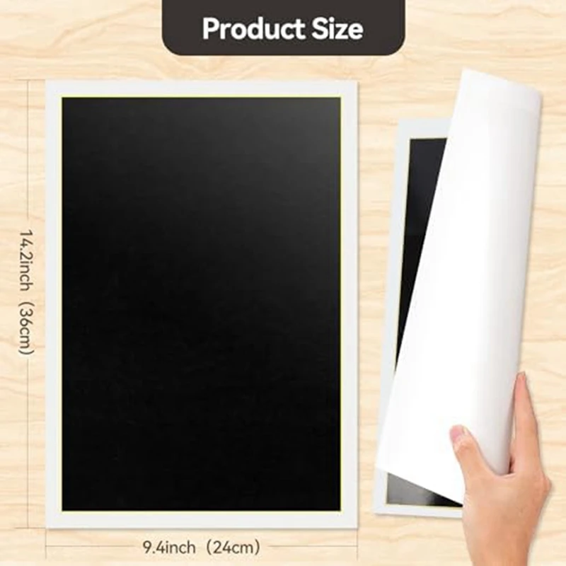 Marcação gravada a laser Papel colorido, Adequado para vidro metal e cerâmica, 5 folhas