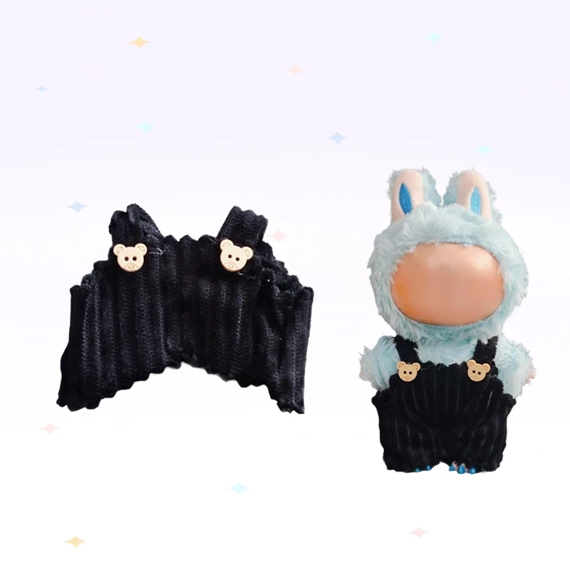 

17cm Labubu Doll Clothes All-match Color Outfit Doll Accessories Fashion Design Adorable Little Set