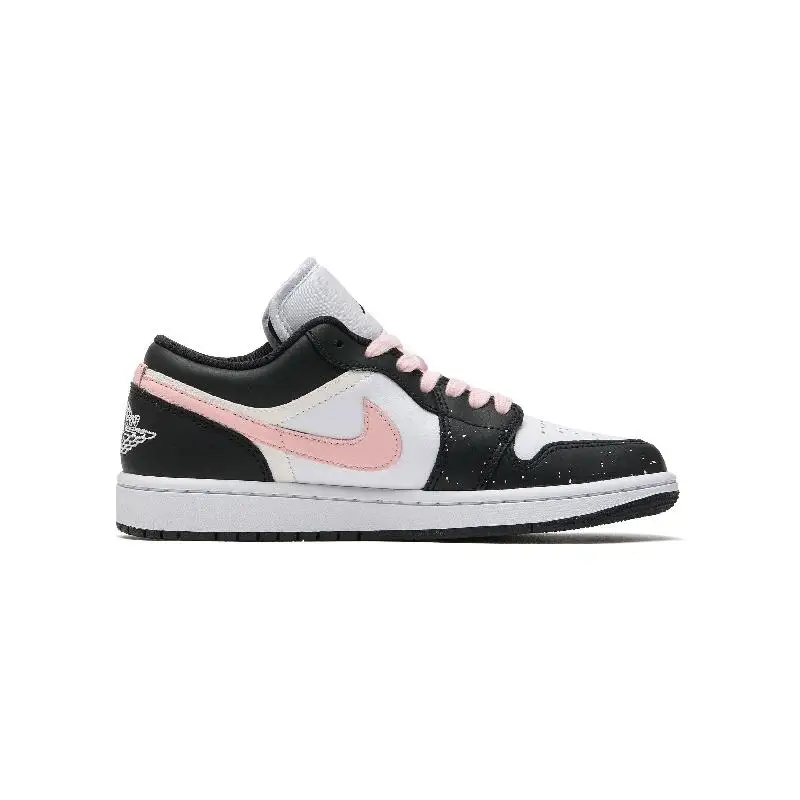 【تخصيص】أحذية كرة السلة Air Jordan 1 Vintage للجنسين أحذية رياضية متوسطة الجودة باللون الوردي DC0774-101