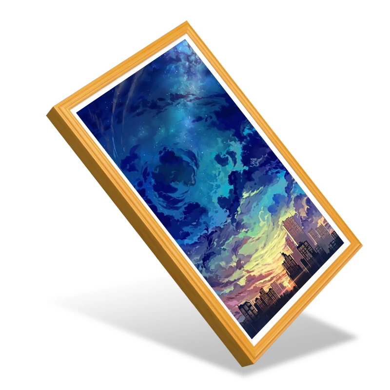 

Digital Art Gallery Intelligent Hd Display Electronic Album Picture Frame Lcd Screen Wood 21.5" Full HD LCD Panel 1920*1080