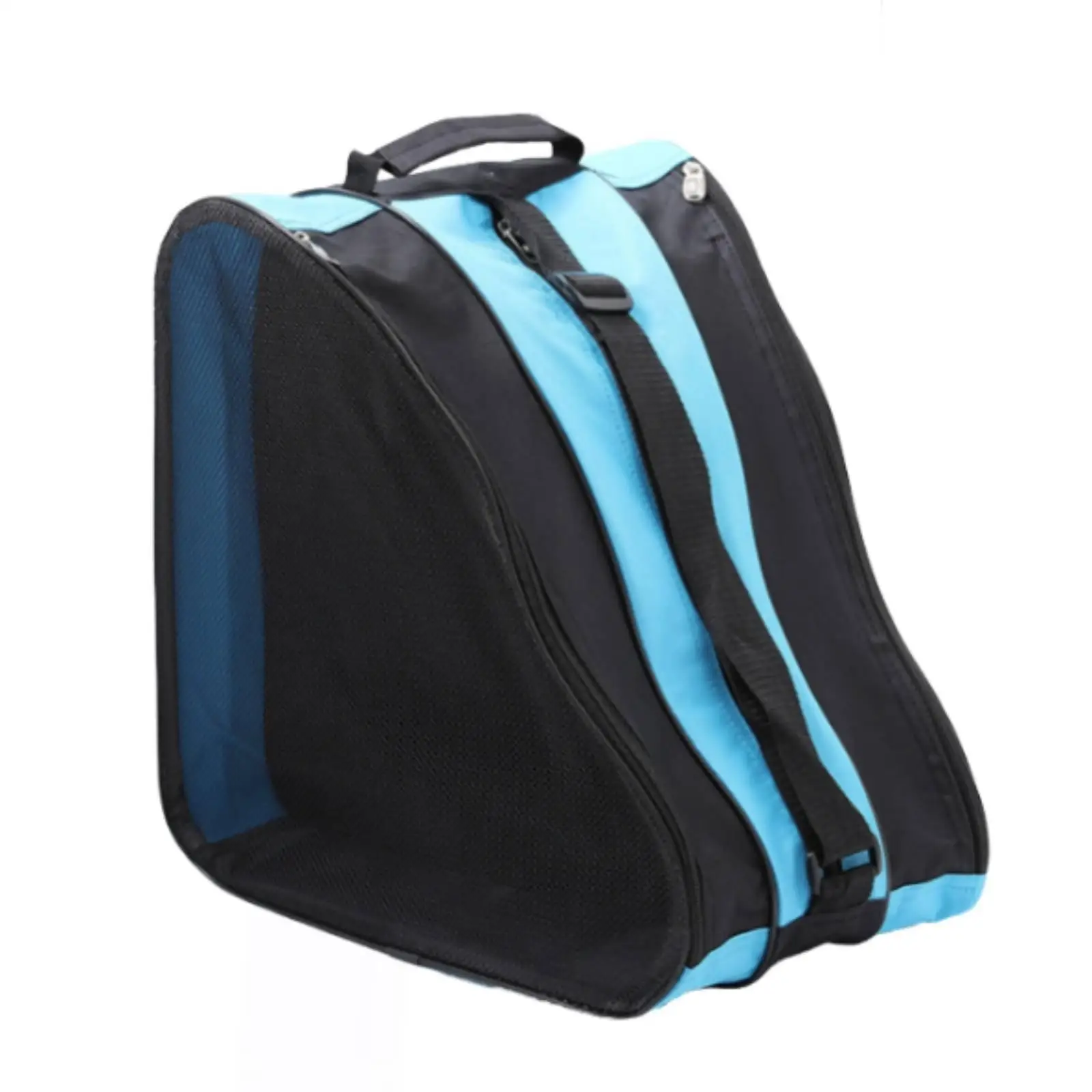 Roller Skate Storage Three Layer Oxford Cloth Organizer Athletic Bag with Mesh Ventilation for Adult and Youth