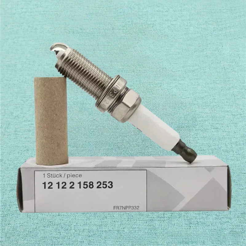 

4PCS Spark Plug 12122158253 FR7NPP332 For BMW N52 E60 E66 E70 E81 E83 E84 E87 E90 130 323 325i 328 330 523 525 530 730 X1 X3 X5