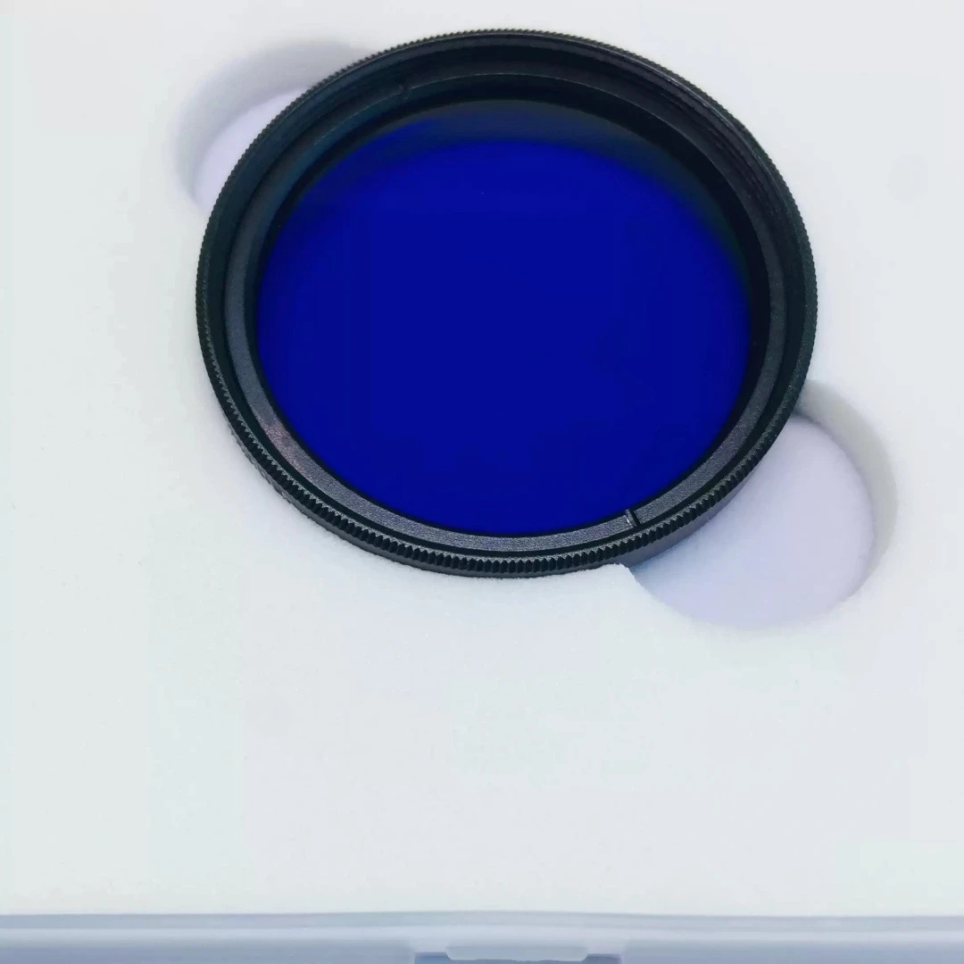Wave Pass Infrared Cut Filter QB24 BG12 Cobalt Blue Optical Glass Filter Short for Automotive Lamp Inspection Spectral Analysis