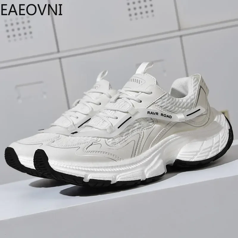 Men Casual Sneakers Couple Sneaker Fashion Lightweight Trainers Shoes Mens Trendy All-match Thick Bottom EAEOVNI Main Male Shoe