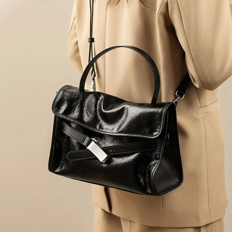 

Bag Women's New Large-capacity Versatile Tote Texture Commuting Shoulder Crossbody Handbag Exquisite Simple Casual Fashion Trend