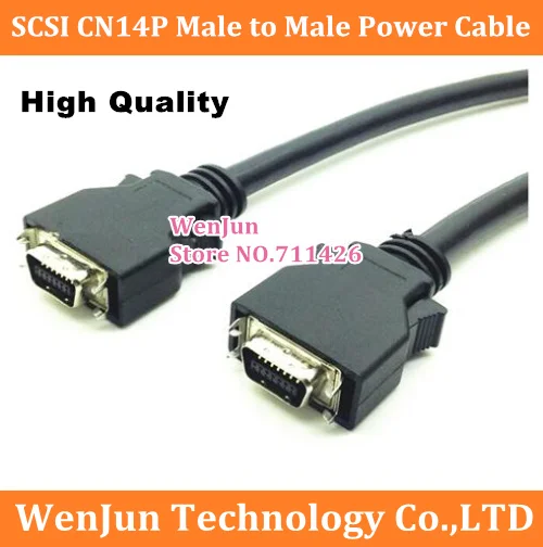 

Professional CN14P Male to Male Data Cable SCSI CN14Pin to CN14pin Power Connector Cord with shipping