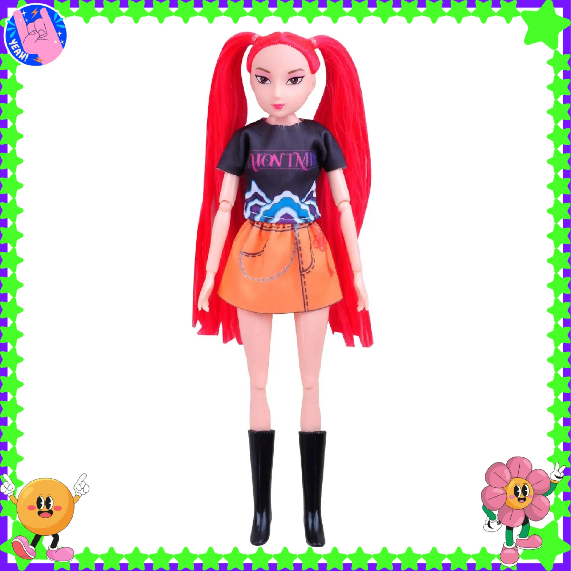 Set di 3 figure in vinile premium, bambola K-POP Demon Hunters Rumi Zoey Mira, giocattoli da collezione anime per esposizione e decorazione