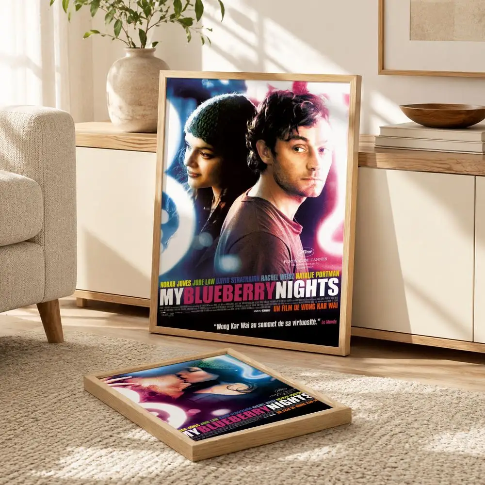 film My Blueberry Nights Poster Modern PP Paper Wall Decorative for Cafe Office Bar Home Wall Decor Gift