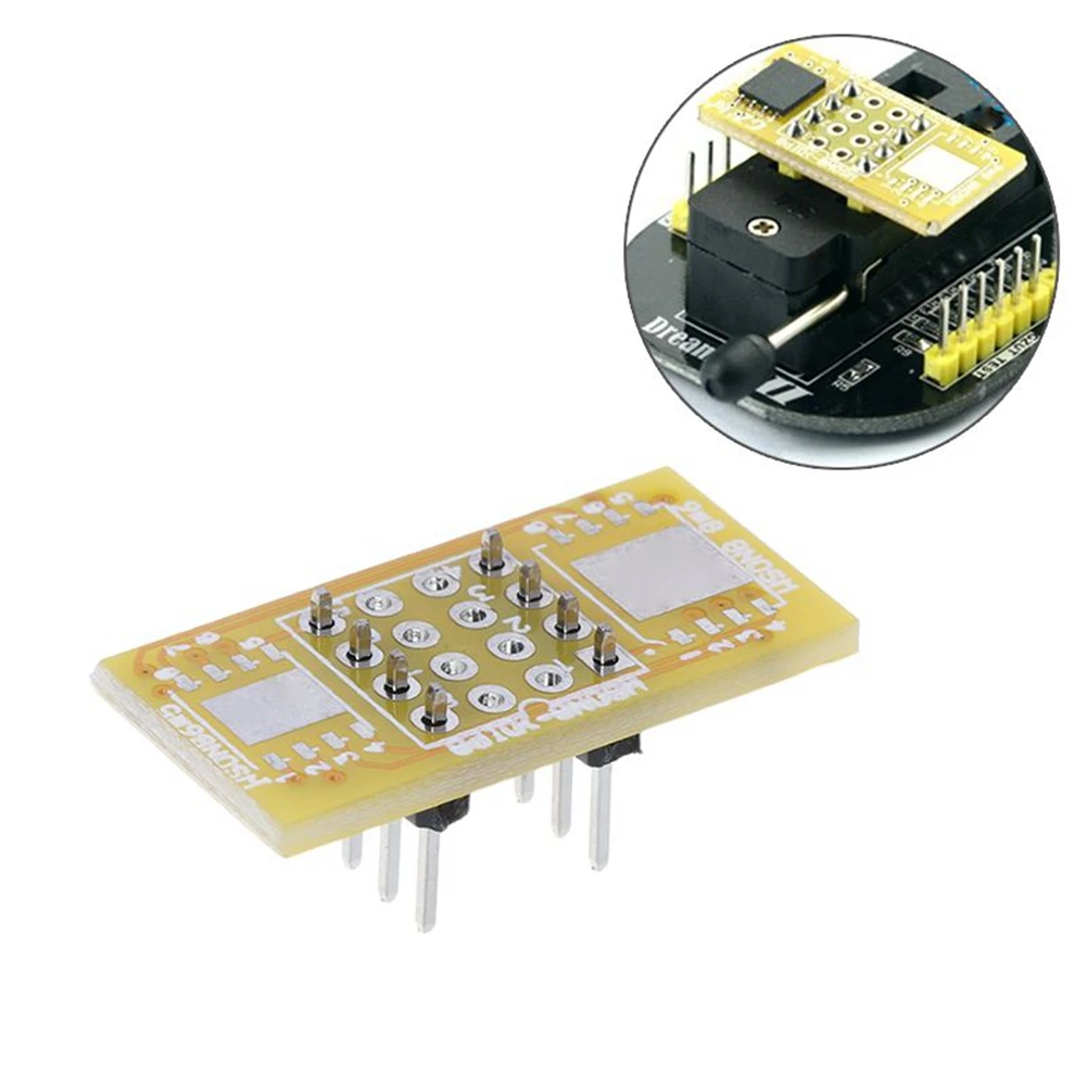 2PCS Programmer Adapter WSON8 To DIP8 Programmer Adapter Board QFN8/DFN8 To DIP8 & WSON8/MLF8 To DIP8 Socket-N35R