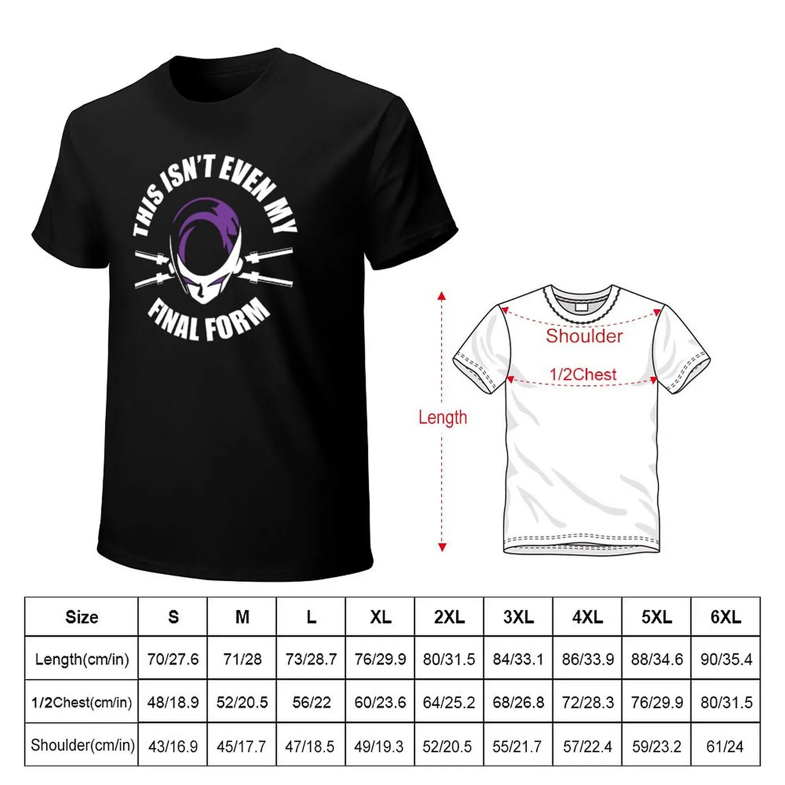 This Isn't Even My Final Form T-Shirt Sporty Breathable Short Sleeve T-Shirt