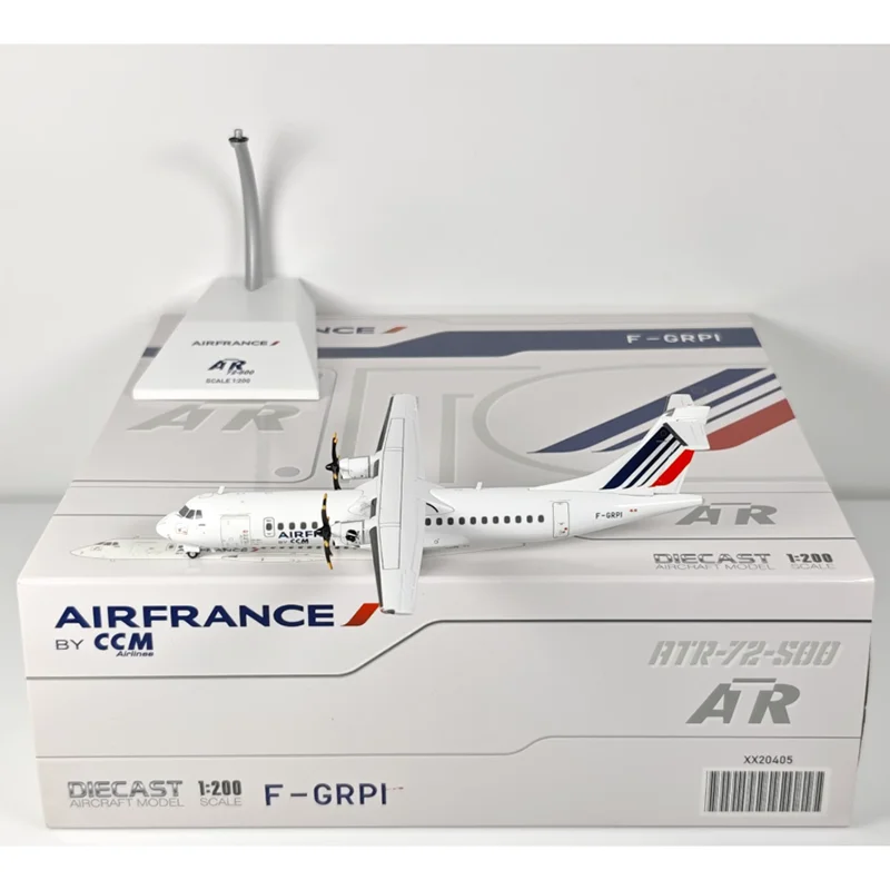 

JC Wings Diecast 1/200 Scale Air France ATR-72-500 F-GRPI Alloy Aircraft Model Collectible Decorative Ornament