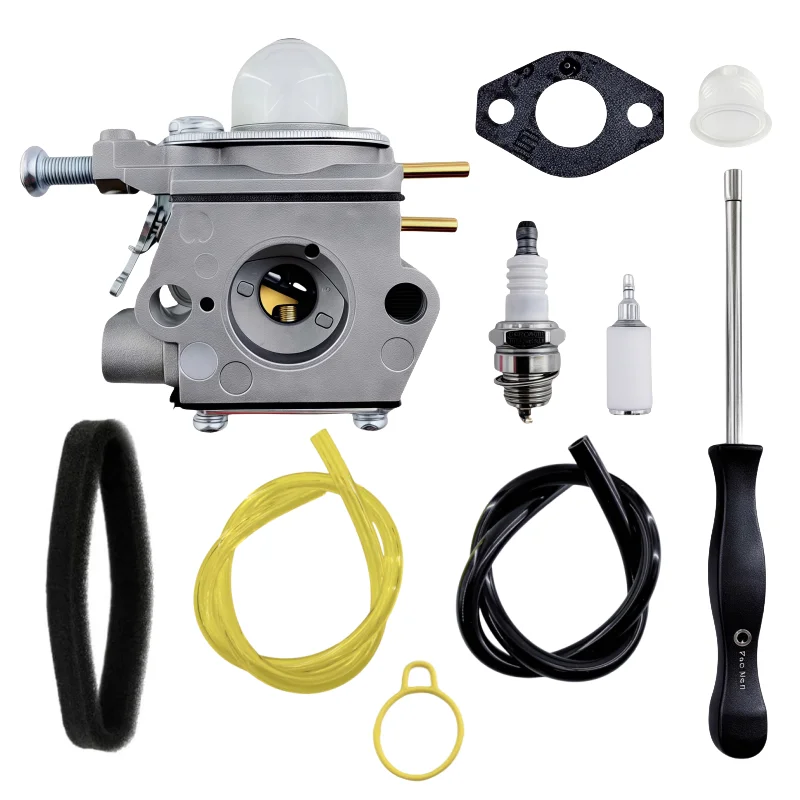 

Carburetor Tune-Up Kit for Troy Bilt TB22 TB21EC TB22EC TB42EC TB80EC TB2040XP Trimmer WeedEater Murray M2500 M2510 Brushcutter
