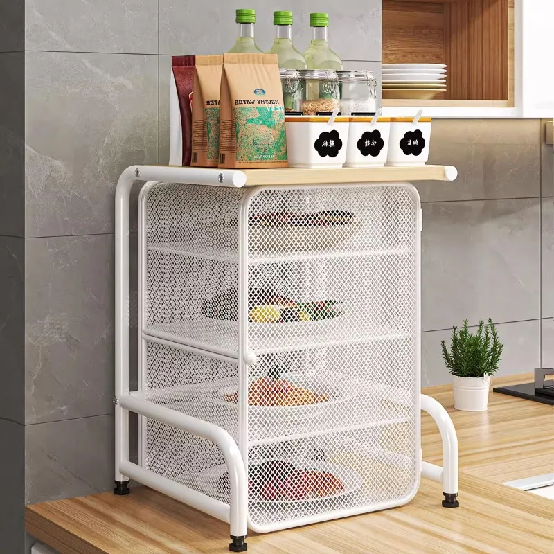 Kitchen Food Cover Storage Rack Anti-Fly Mesh Heat Preservation & Dustproof Dish Protector for Tabletop Leftovers Organizer‌