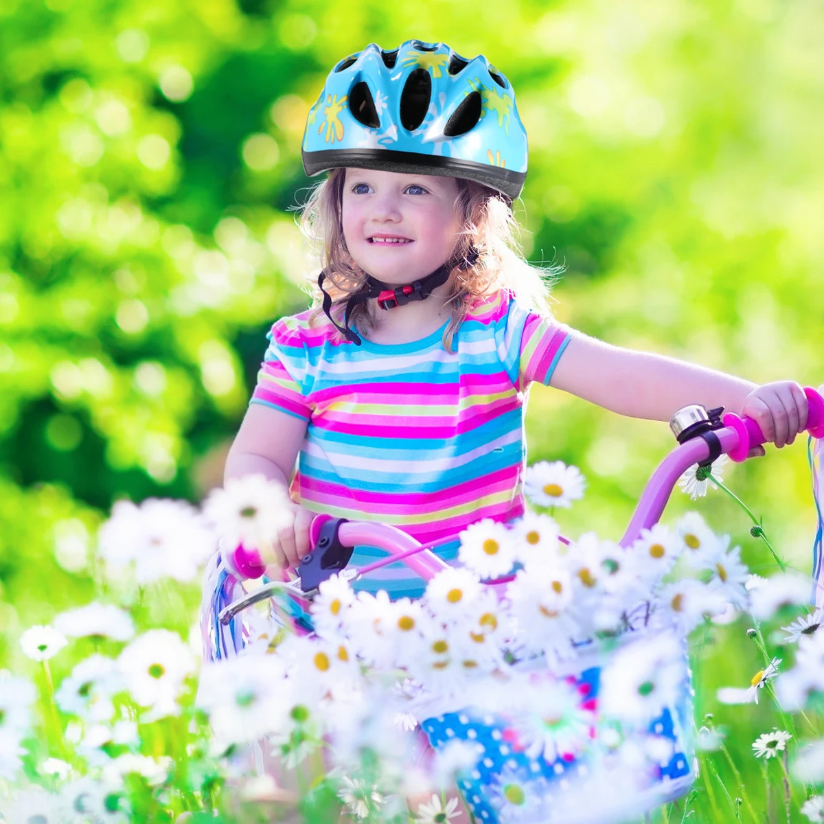 

1pc Children Safety Kids Lightweight Breathable Cycling Skateboarding Scooter Riding Protective Gear Ages 5-12 (Blue
