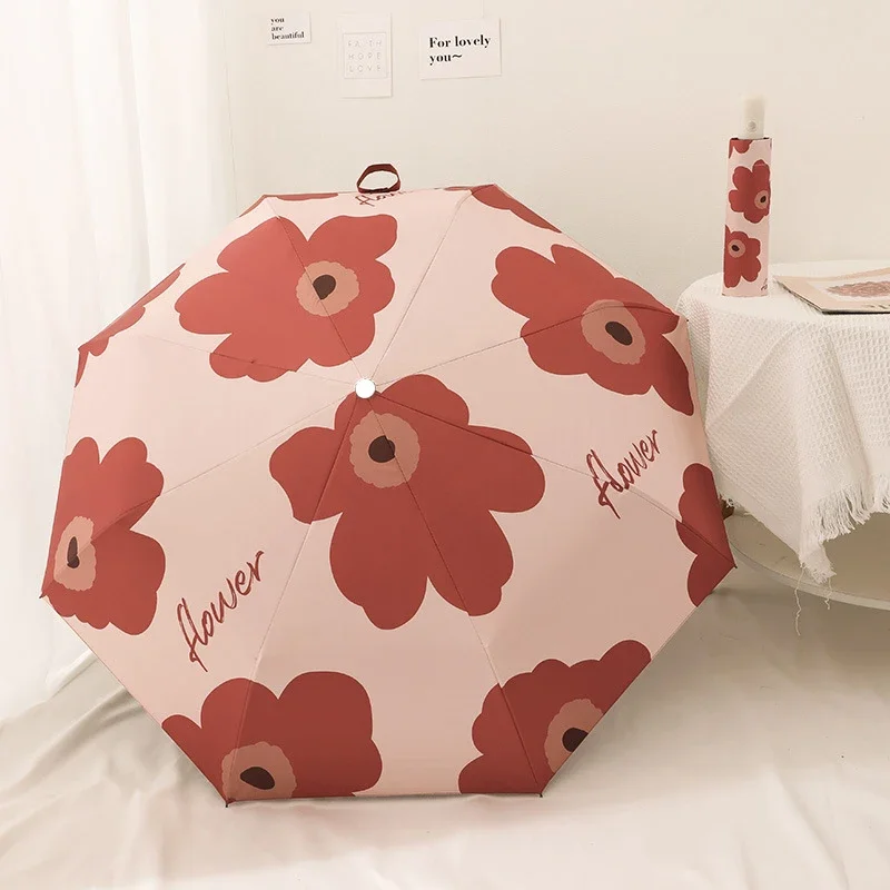 

Sunshade Umbrella,Large Area,Beautiful flower pattern,Folding Umbrella,UV umbrella,Wind Resistant,Portable rain gear for travel