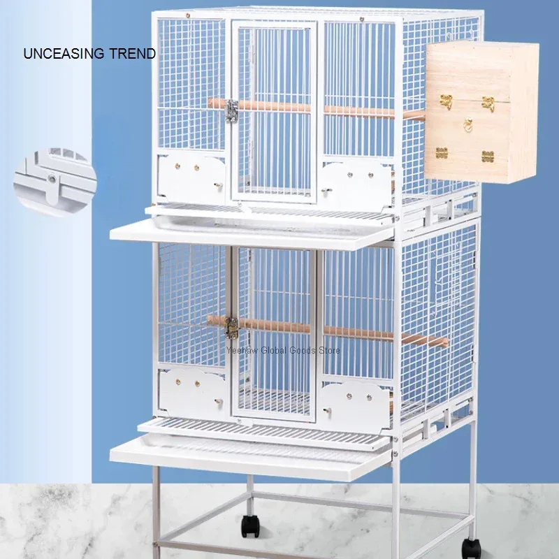 Jaulas grandes para pájaros y palomas, alimentador para al aire libre, caja de cría de periquitos, jaulas para pájaros, soporte para loros, Cabana Oiseau Exterieur, productos para mascotas YY50BC