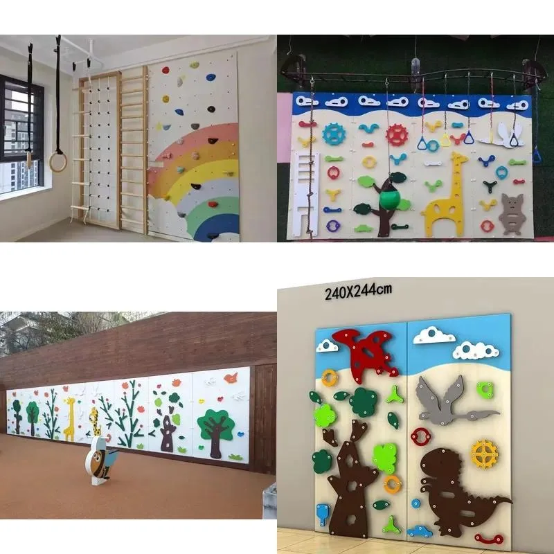 Immersive Interactive Climbing Wall with Projection Technology for Kids Activity Centers and Indoor Play Areas
