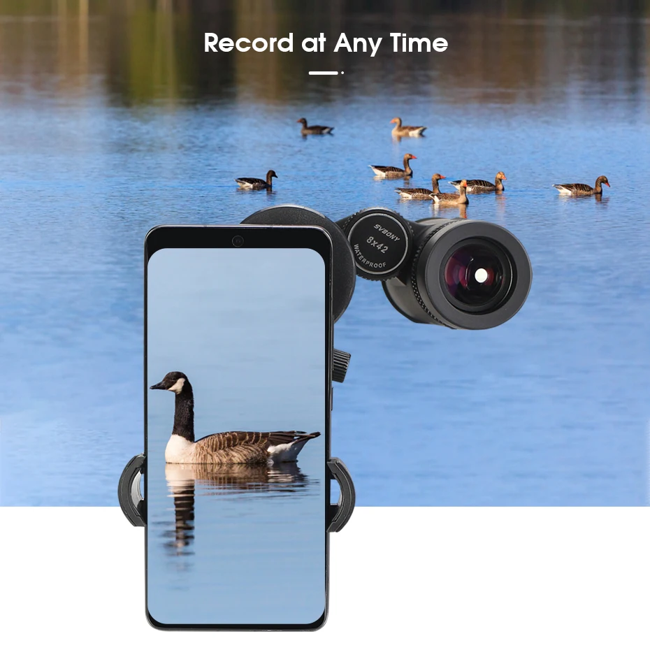 Svbony Universal Phone Adapter Mount Compatible with Binoculars Monoculars Scope Suitable for SV28/SV14/SV17/SV411/SV202/SM402