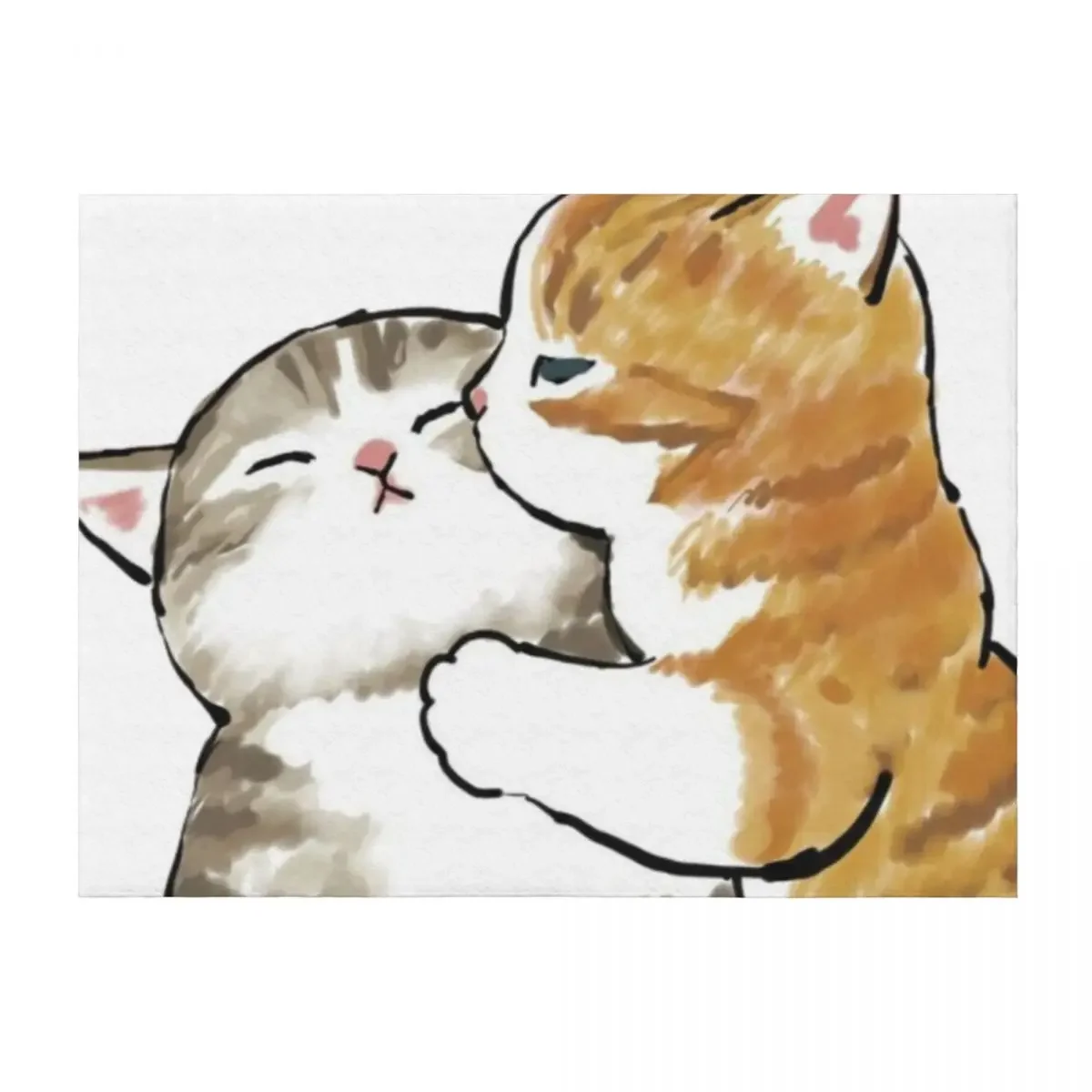 

Mofu Sand cute cat Throw Blanket Retros Flannel Sofa Throw Thermal Blankets