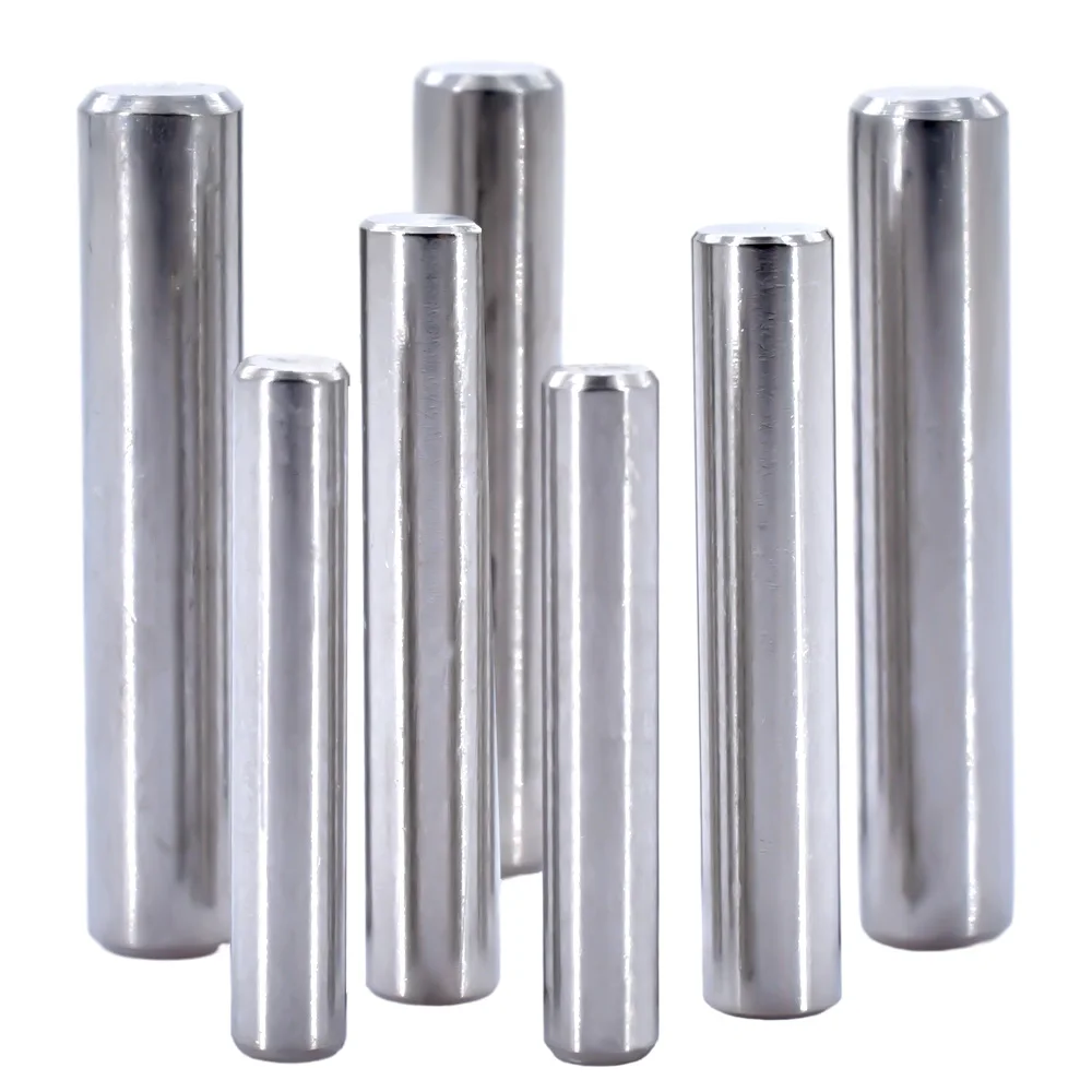 GB119 Cylindrical Locating Dowel Pin M1 M1.5 M2 M2.5 M3 M4 M5 M6 M8 M10 304 stainless steel Fixed Shaft Pins Round Solid Rod