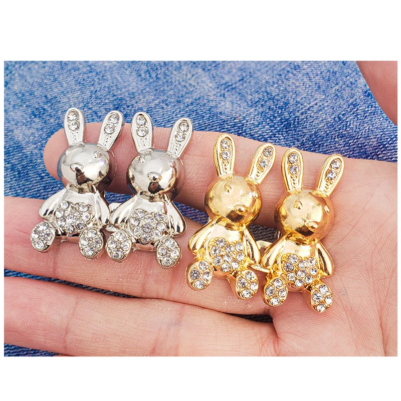 Reusable Metal Buttons Rabbit Snap Fastener Pants Pin Retractable Button Sewing-on Buckles for Jeans Perfect Fit Reduce Waist