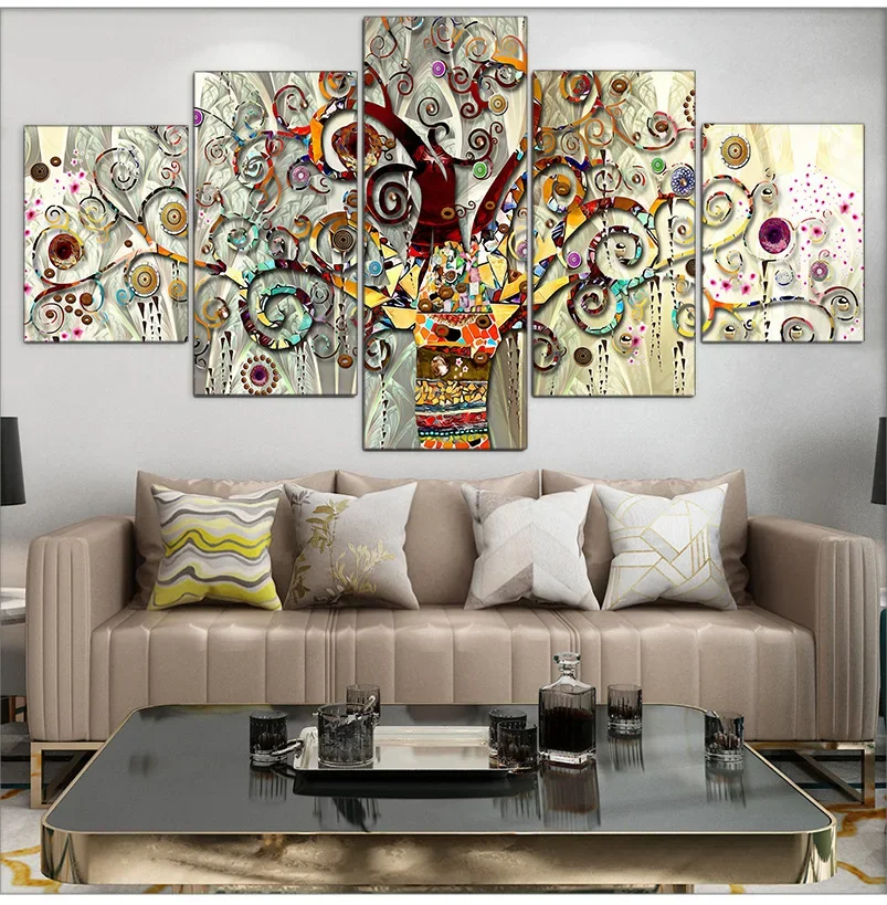 

Painting, Posters, Printing Art, Pictures, Tree of Life, Painting, Wall Decoration, Modern Home Wall Painting