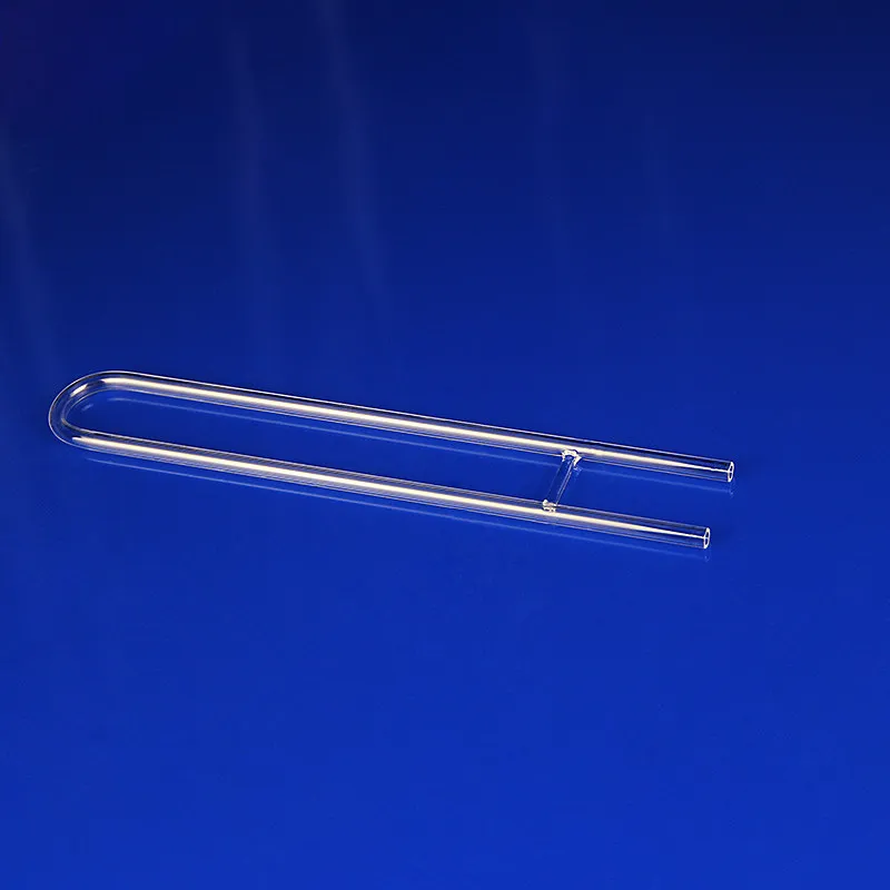 Fused Silica U-Shaped Adsorption Tube, BET Analysis Sample Tube, Micromeritics Testing Tube for Laboratory Experiments