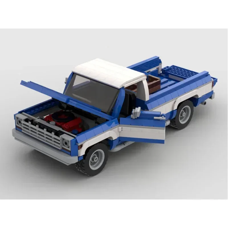 Classic Silverado 1978 Truck Assembly Splicing Building Block Model 1233 Car Parts Building Block Adult Kids Birthday Toy Gift