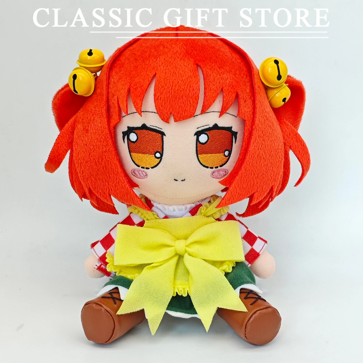 20 cm TouHou Projekt Plüschtiere Niedliche weiche gefüllte Fumo Ragdoll Motoori Kosuzu Kissenpuppen für Kindergeburtstag Weihnachtsgeschenk