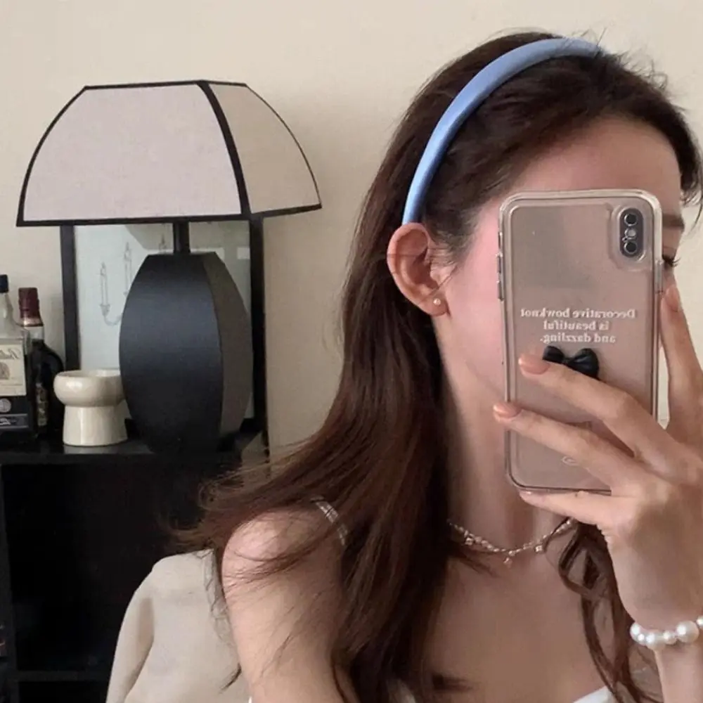 レトロ薄型シルクサテンヘッドバンド布女性ヘアフープスポンジヘアバンドヘアクリップヘアバンド女性のヘアアクセサリー
