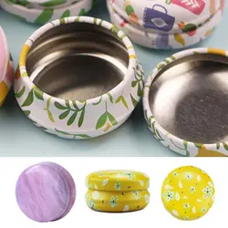 12pcs 20ml Tin Case DIY Candle Making Jar Glass Bulk Spice Balm Lipstick Storage Box Wrought Iron Candles Pot Tea Box in Bags