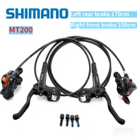 Original Shimano BL-MT200 MT201 M315 MTB bicicleta de montaña freno de disco hidráulico MT200 frenos 2 pistones 3 dedos palanca de acero BL-MT200