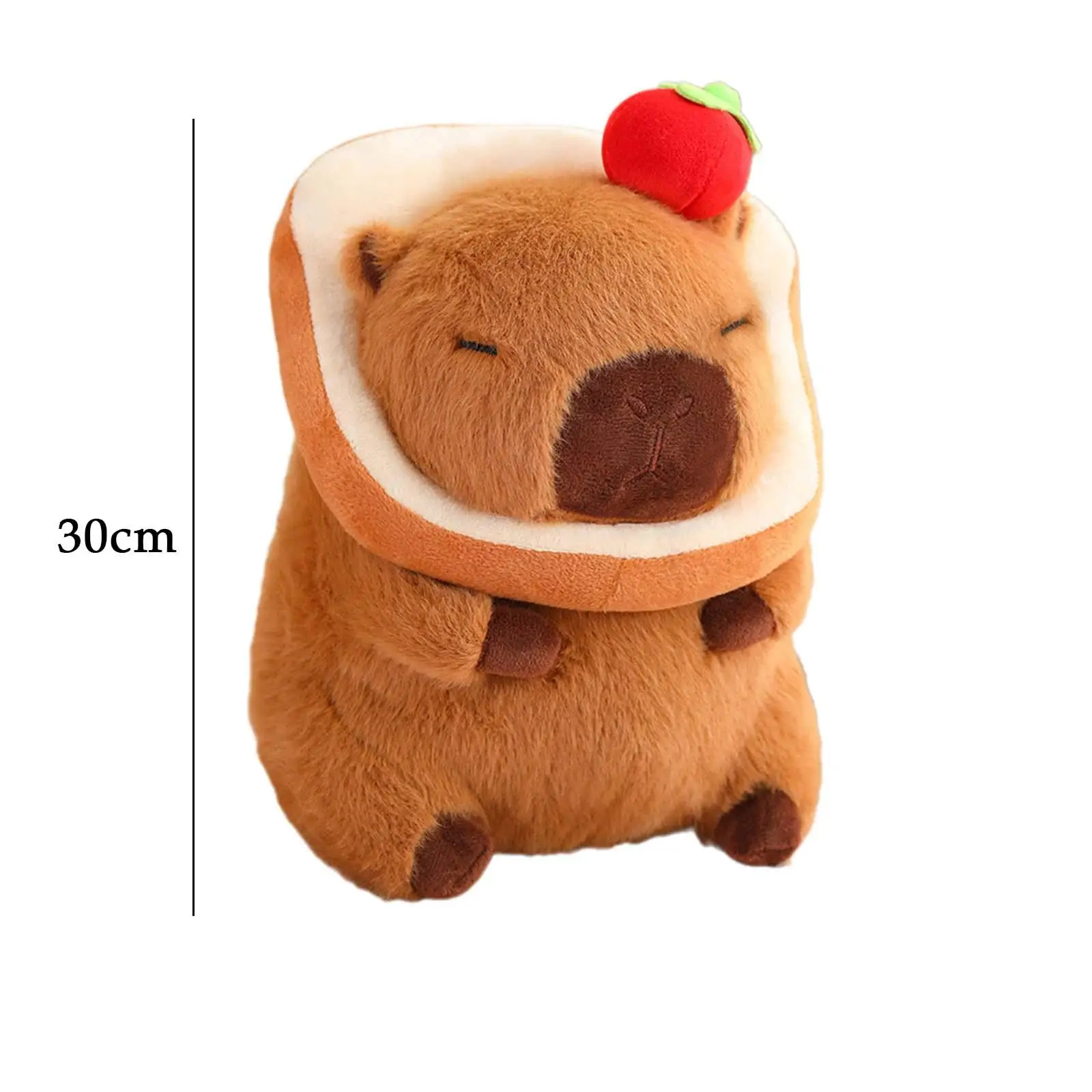 Capybara-juguete de peluche de dibujos animados para niños, Animal de peluche, muñeca Capybara, familia