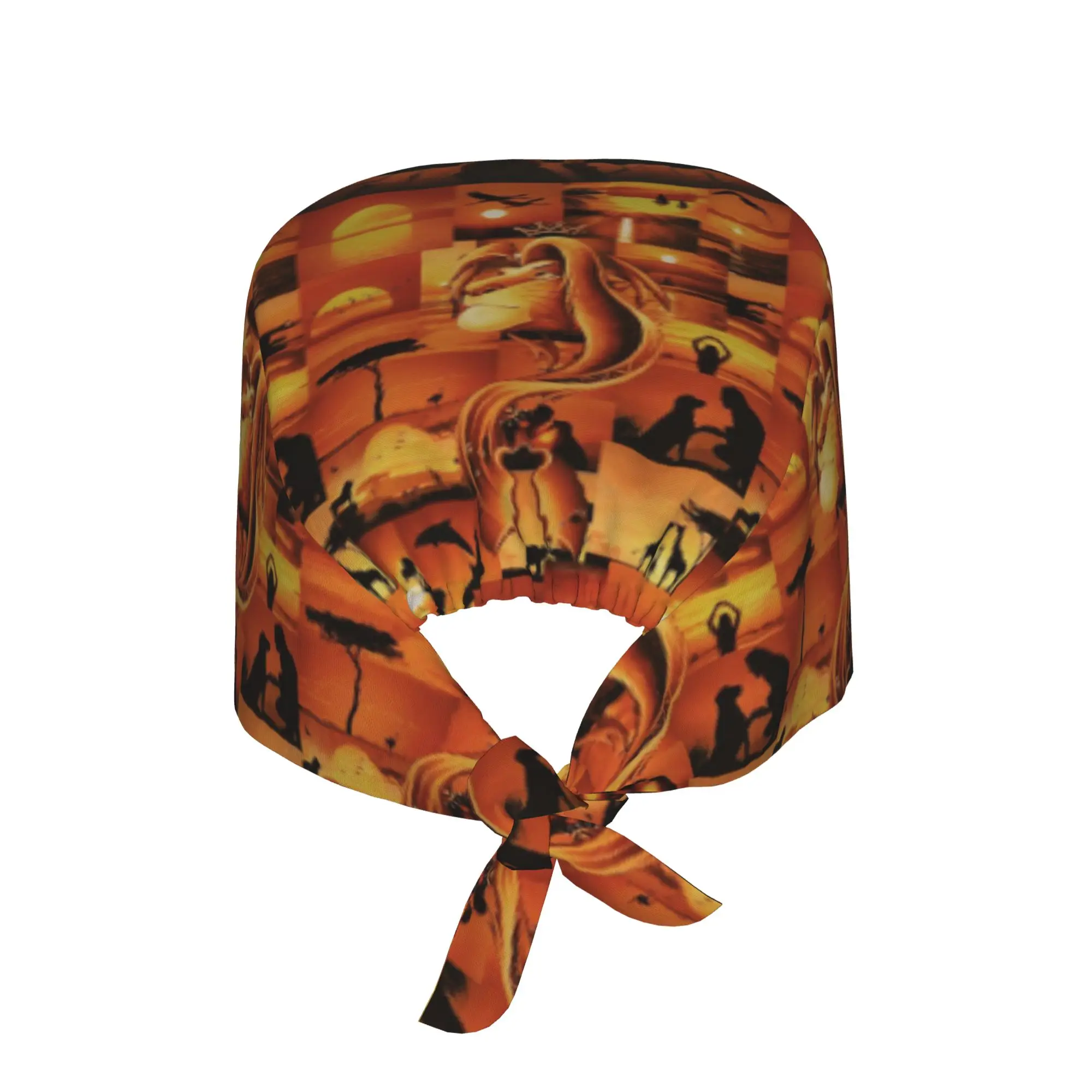 Liones Anime Kinges Cleaning Working Cap Comfortable Unisex Pumbaa Simba Cartoon Scrub Cap Surgicals Hat Nurse Scrubs Hat Nurse