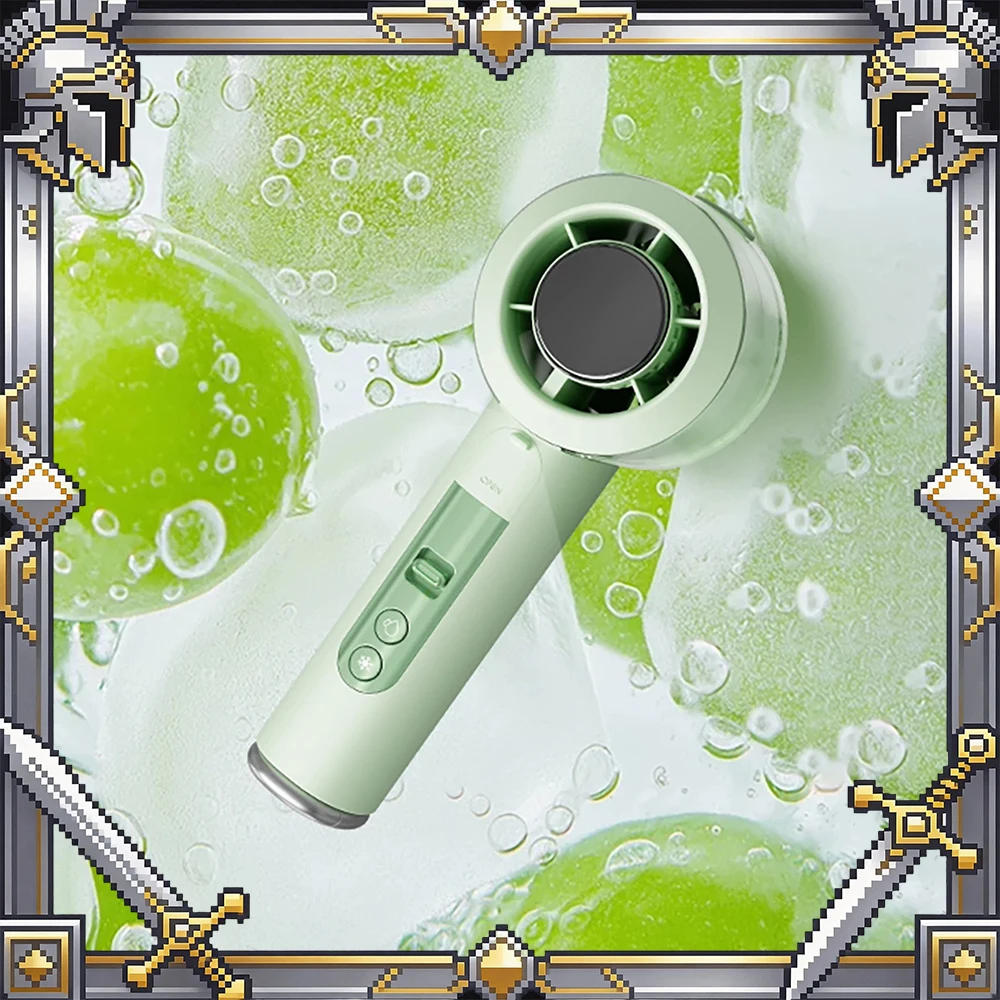 locknlock-enf8129grn-handheld-fan-spray-ice-compress-double-effect-cooling-handheld-small-fan-long-battery-life-of-16-hours-gift
