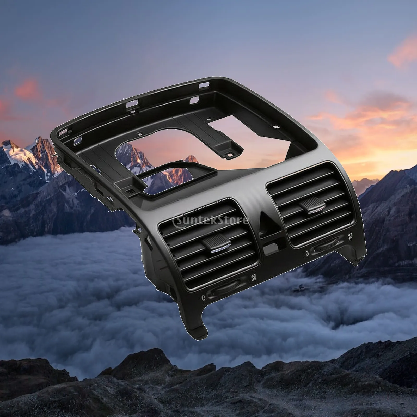 Front Dash Air Vent Replacement for 2004-2009 MK5 Jetta with Center Outlets and Control Tabs