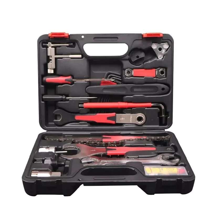 Mountain Bike Tool Box Bicycle 18 In 1 Kit Repair Spoke Wrench Tool Kit Road Bicycle Multi-Function Repair Kit Bike Repair Tool