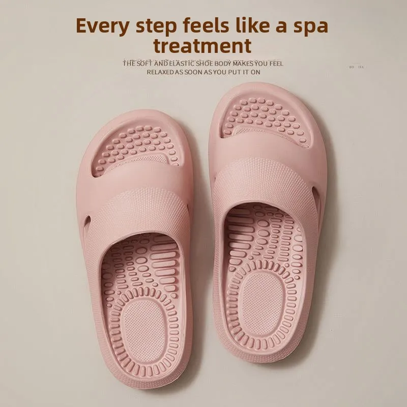 

Нескользящие домашние тапочки для женщин, для ванной и дома, с мягкой подошвой, прохладные, парные, без запаха, бесшумные, с подошвой из ЭВА