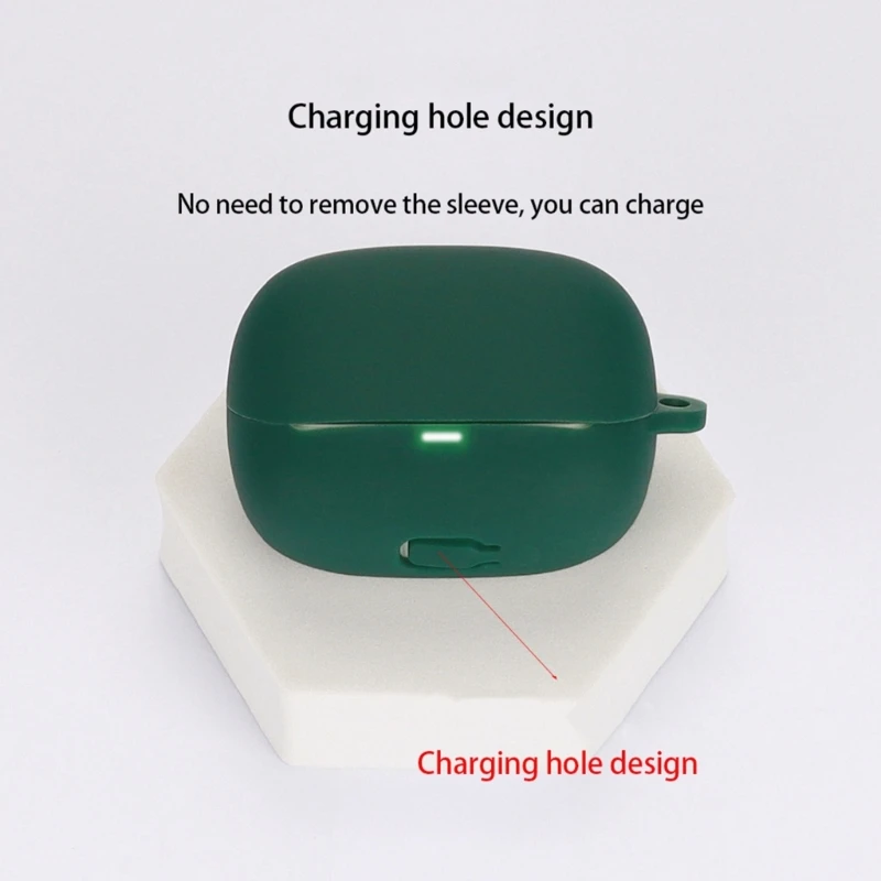 Compatible For Baseus Bowie M2s Earphone Cover-Shell Shockproof Anti-scratch Soft Sleeve Washable Housing Dustproof Case