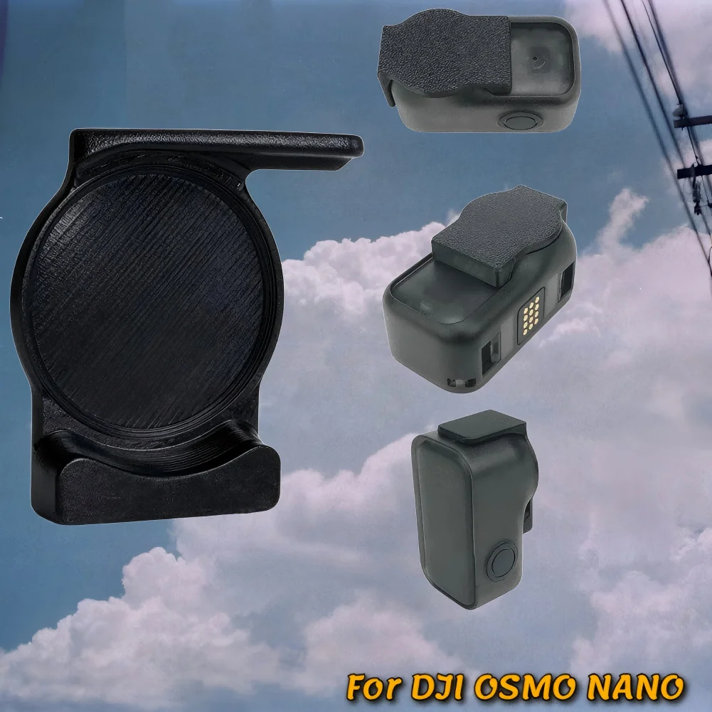 

Black Hard Glue Lens Protective Cover For DJI OSMO NANO With Protective Case and Lens Cap Thumb Action Camera Accessories