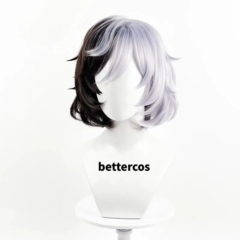 Yumeno Kyusaku Cosplay Kyuusaku pelo sintético resistente al calor pelucas de Anime + gorro de peluca