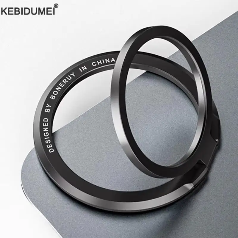 المغناطيسي البنصر حامل المحمولة الهاتف المحمول المغناطيس طوي قوس للإزالة قبضة حامل آيفون 16 15 حامل الهاتف المحمول