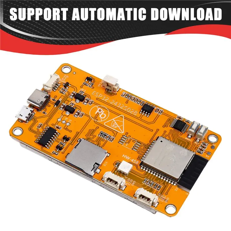 

Плата для разработки Winter Essential ESP32 с Wi-Fi и Bluetooth, 2,8-дюймовый умный дисплей TFT-модуль с сенсорным экраном, двухъядерный процессор, до 248 функций
