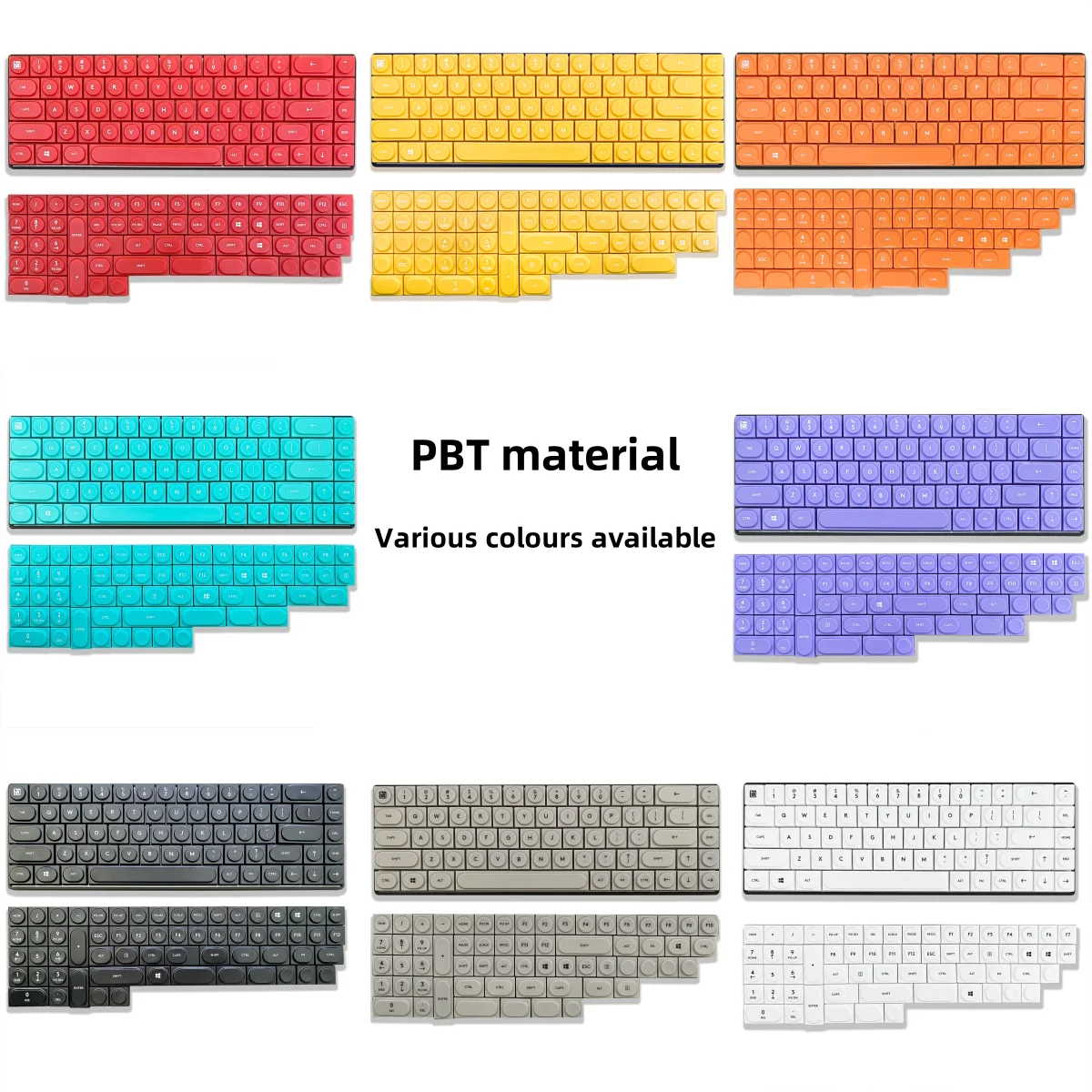 Toy building block keycaps Free matching Customized game non-slip keycaps PBT PC material Personalized keycaps