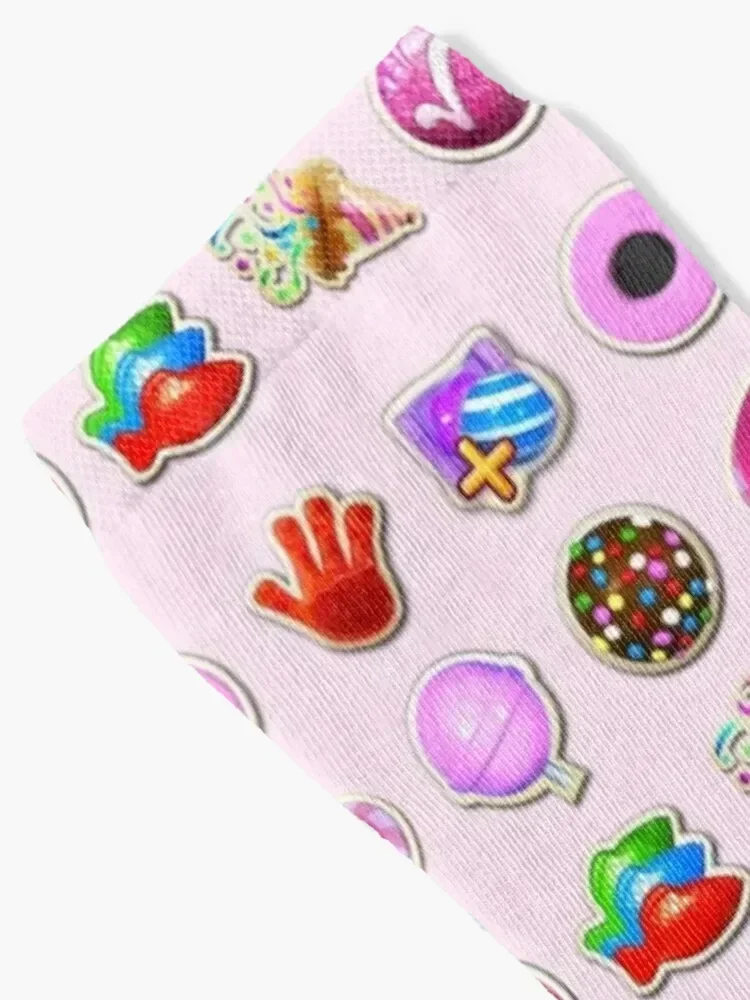 Booster Stash Candy Crush Socks Lots essential crazy christmass gift Socks Men Women's