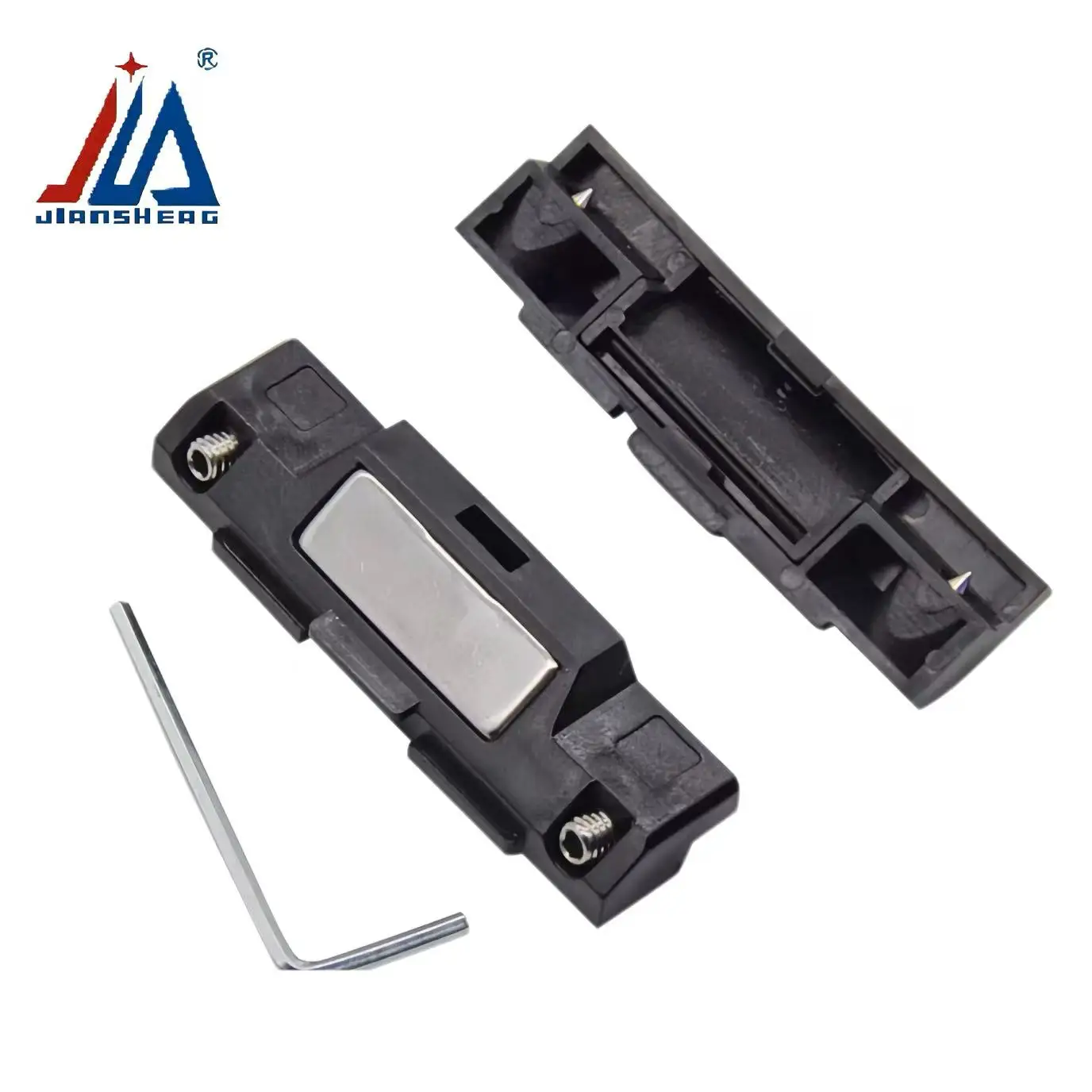Magnetic Latch for Broken Bridge Aluminum Casement Windows, Universal Integrated Magnetic Closer for Screen Window