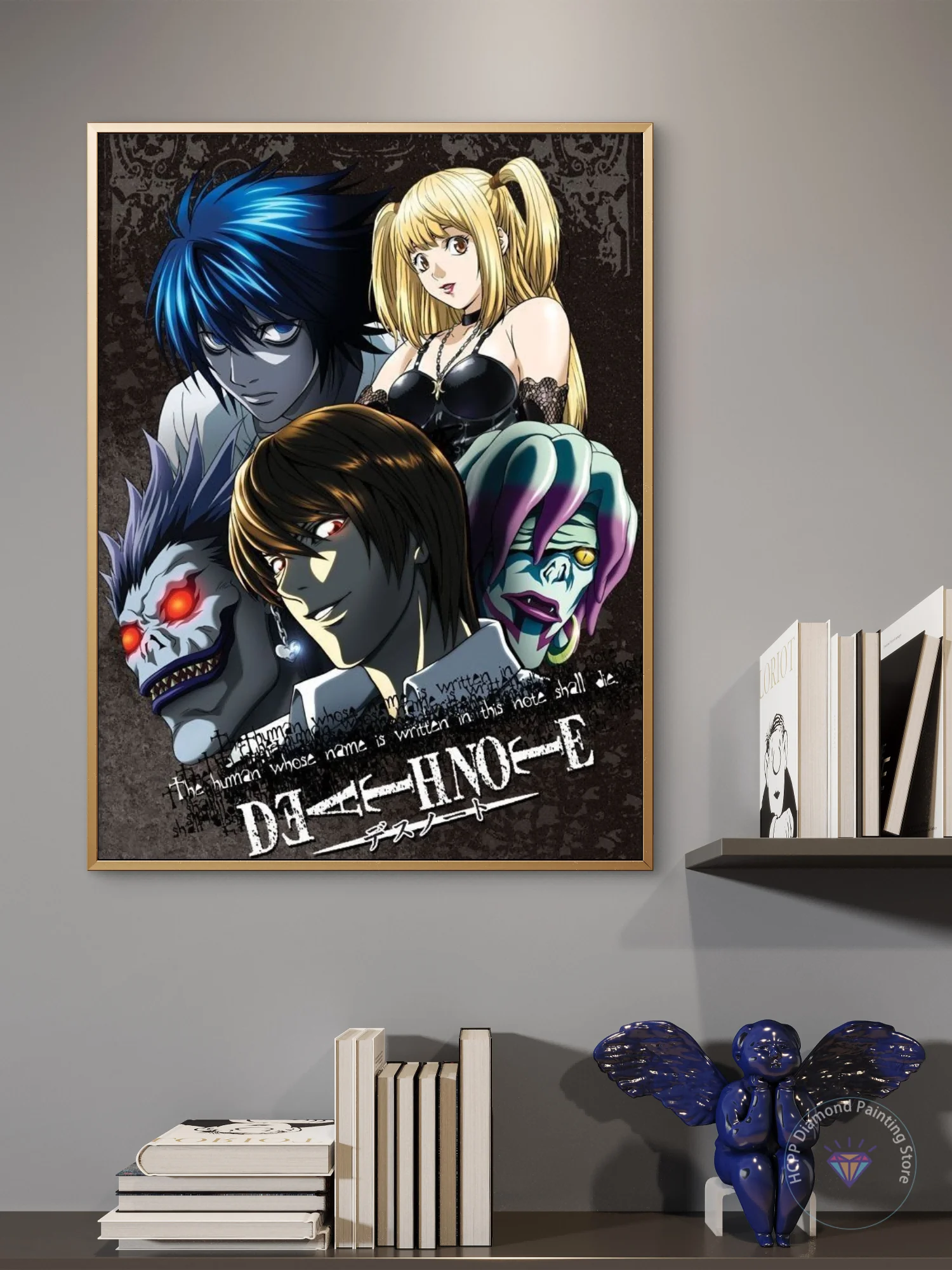 Diamond Painting Kit 5D DIY D-Death-Note Anime Diamond Embroidery Cross Embroidery Handmade Art Exquisite Gift Home Decoration