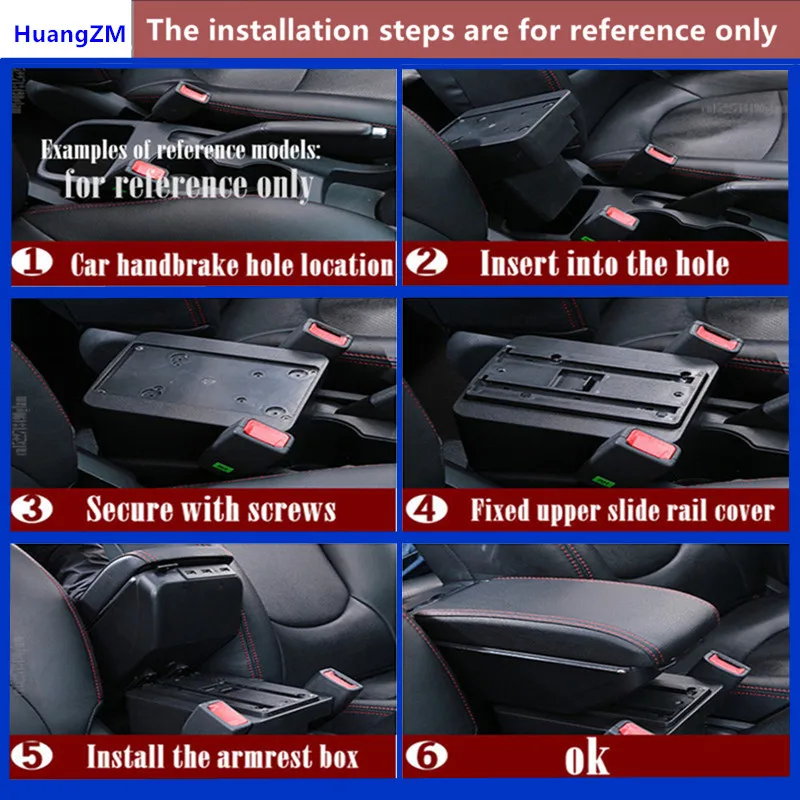 Für Hyundai Accent Armlehnenbox für Hyundai Accent Verna Auto-Armlehnenbox Mittelkonsole Aufbewahrungsbox Spezielles Nachrüst-Zubehör – Detail 14